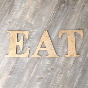 Decorative Gold Letters